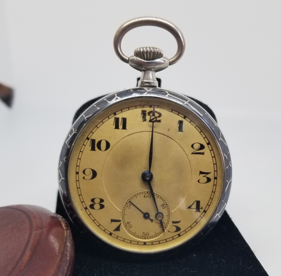 OSMANLI DÖNEMİ SAVATLI GÜMÜŞ NADİR CEP SAATİ