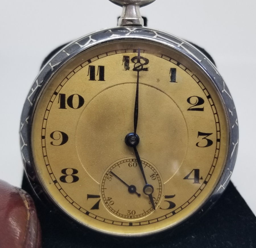 OSMANLI DÖNEMİ SAVATLI GÜMÜŞ NADİR CEP SAATİ