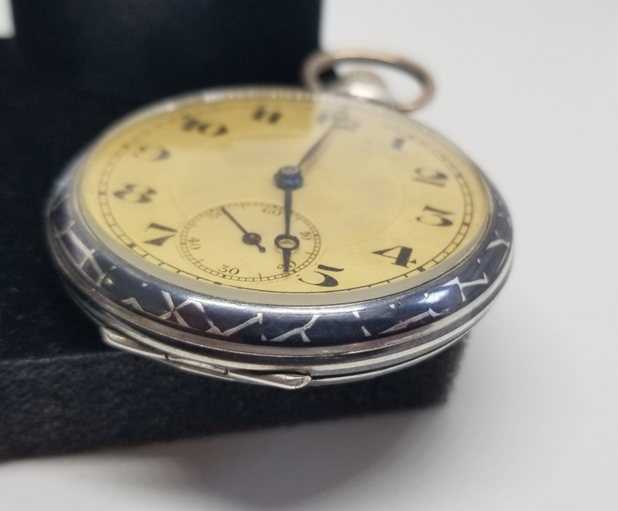 OSMANLI DÖNEMİ SAVATLI GÜMÜŞ NADİR CEP SAATİ