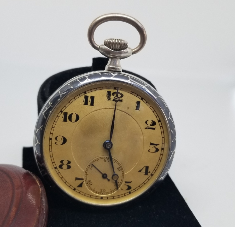 OSMANLI DÖNEMİ SAVATLI GÜMÜŞ NADİR CEP SAATİ