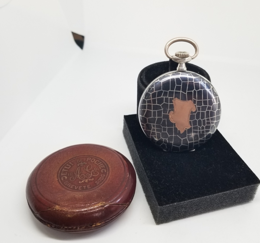 OSMANLI DÖNEMİ SAVATLI GÜMÜŞ NADİR CEP SAATİ