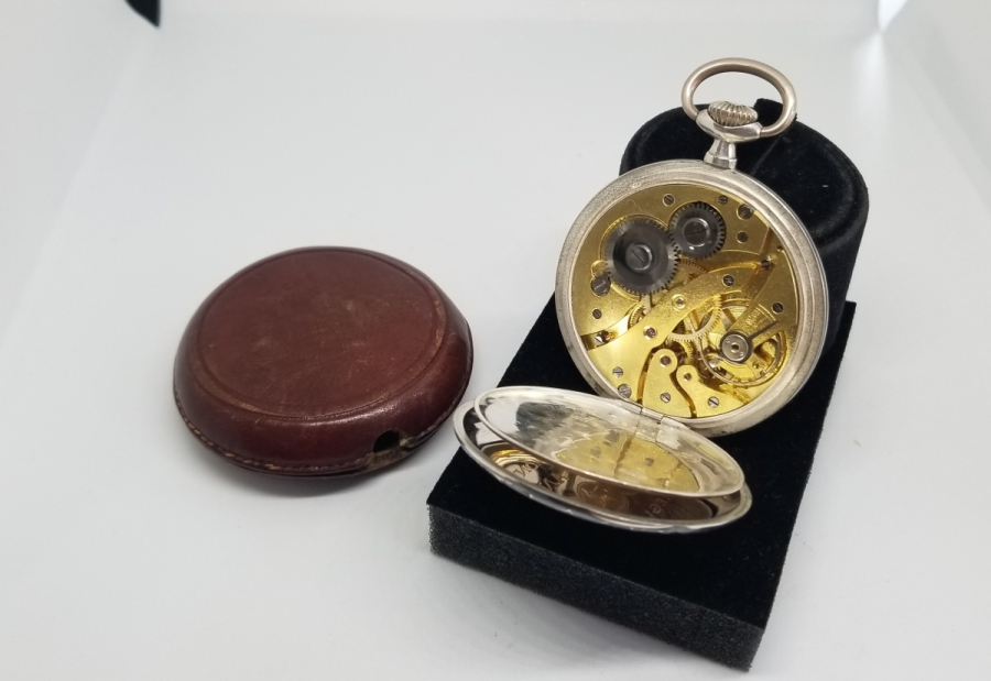 OSMANLI DÖNEMİ SAVATLI GÜMÜŞ NADİR CEP SAATİ