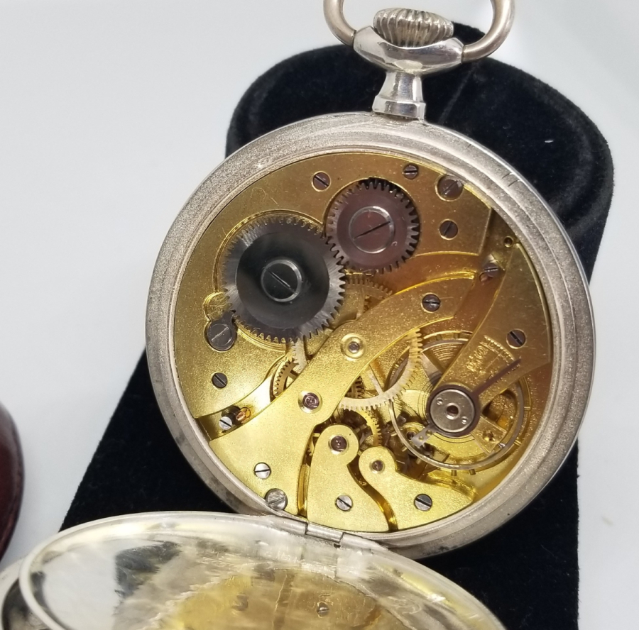 OSMANLI DÖNEMİ SAVATLI GÜMÜŞ NADİR CEP SAATİ