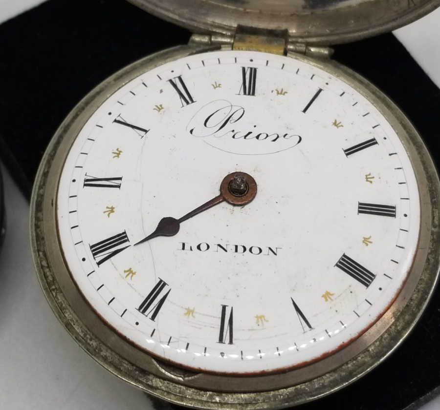 1800 BAŞLARI ÇİFT KASA NADİR PRIOR CEP SAATİ