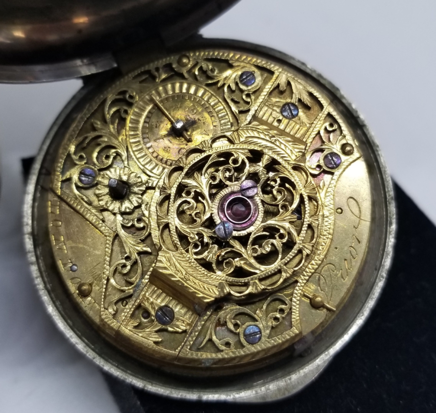 1800 BAŞLARI ÇİFT KASA NADİR PRIOR CEP SAATİ