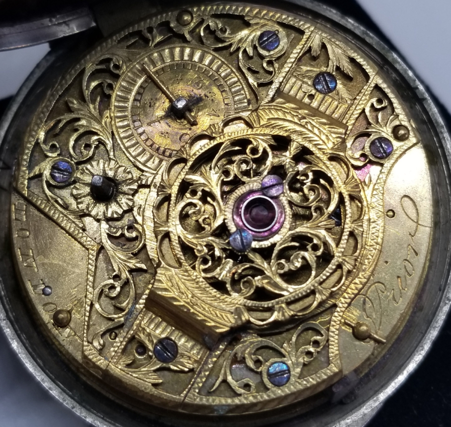 1800 BAŞLARI ÇİFT KASA NADİR PRIOR CEP SAATİ