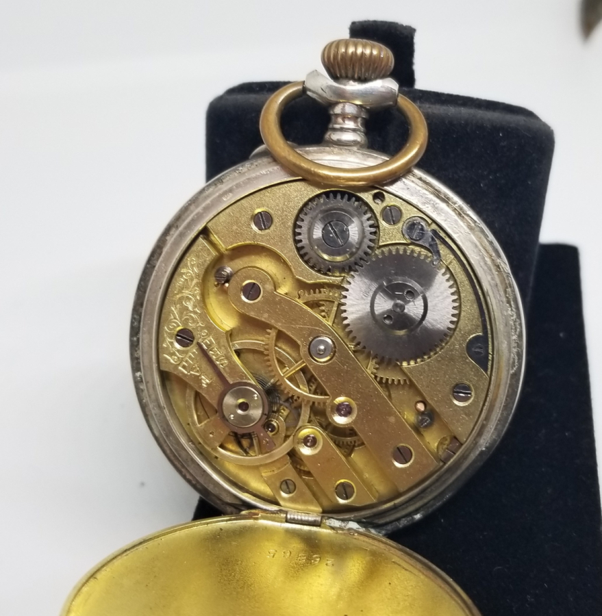 İNGİLİZLERİN OSMANLI PAZARI İÇİN YAPTIĞI GÜMÜŞ KASA KURMALI CEP SAATİ