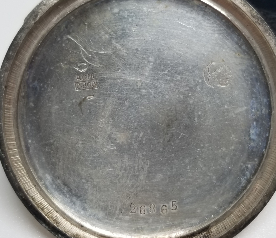 İNGİLİZLERİN OSMANLI PAZARI İÇİN YAPTIĞI GÜMÜŞ KASA KURMALI CEP SAATİ