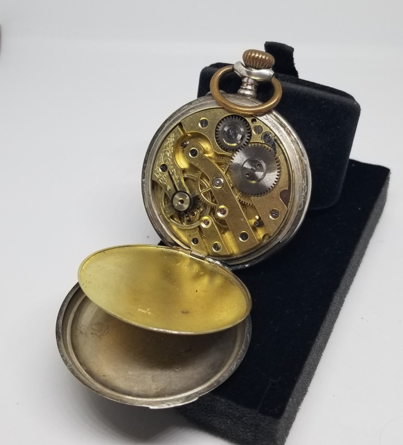 İNGİLİZLERİN OSMANLI PAZARI İÇİN YAPTIĞI GÜMÜŞ KASA KURMALI CEP SAATİ