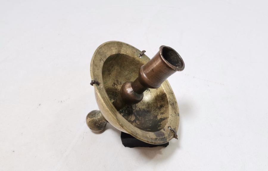 ÜZERİ OSMANLICA YAZILI OSMANLI DÖNEMİ TEKKE İŞİ KANDİL