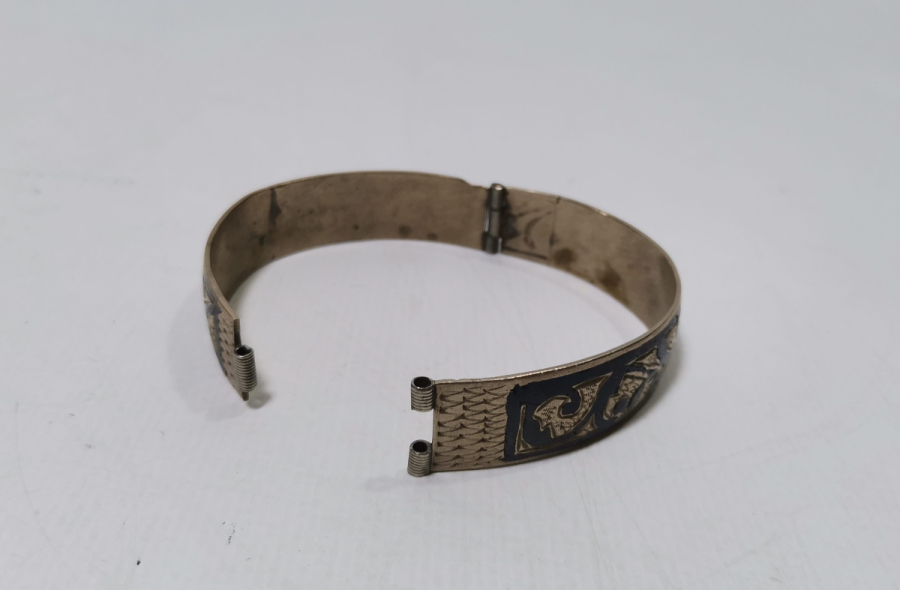 ÜZERİ SAVAT İŞÇİLİKLİ OSMANLI DÖNEMİ BİLEZİK - BİLEKLİK