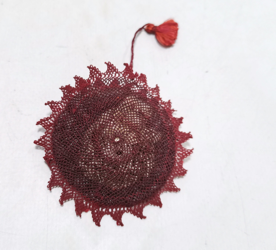 İĞNE OYA İŞÇİLİKLİ OSMANLI DÖNEMİ NADİR İPEK CEP SAATİ KESESİ