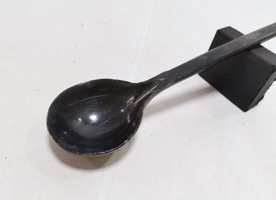 OSMANLI DÖNEMİ EL YAPIMI TEKKE İŞİ BOYNUZ HOŞAF KAŞIĞI