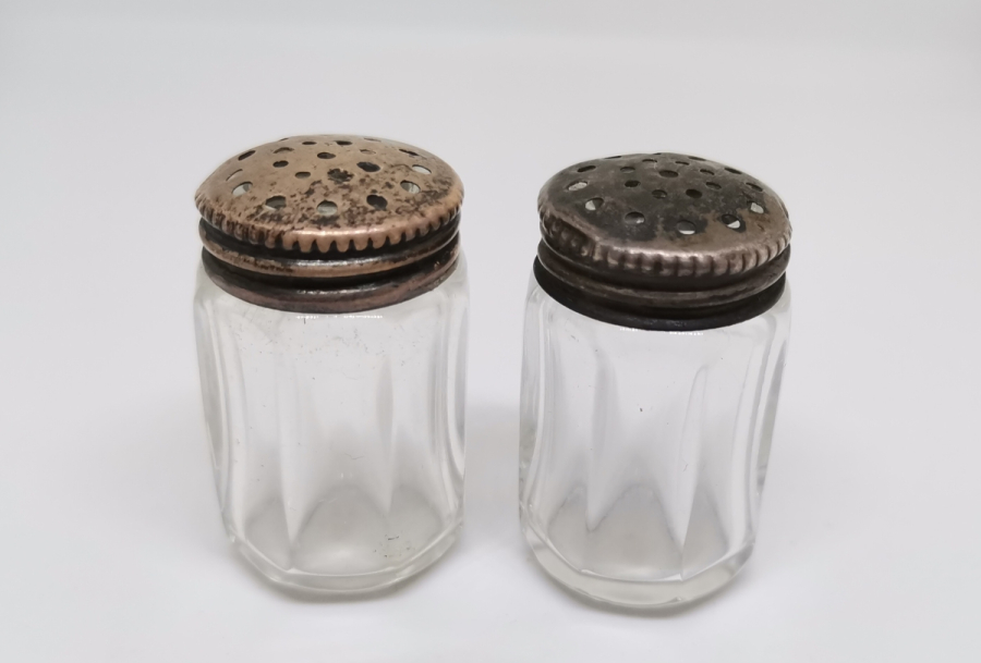 ANTİKA ÇİFT GÜMÜŞ TUZLUK