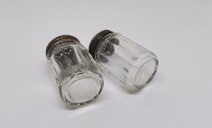 ANTİKA ÇİFT GÜMÜŞ TUZLUK