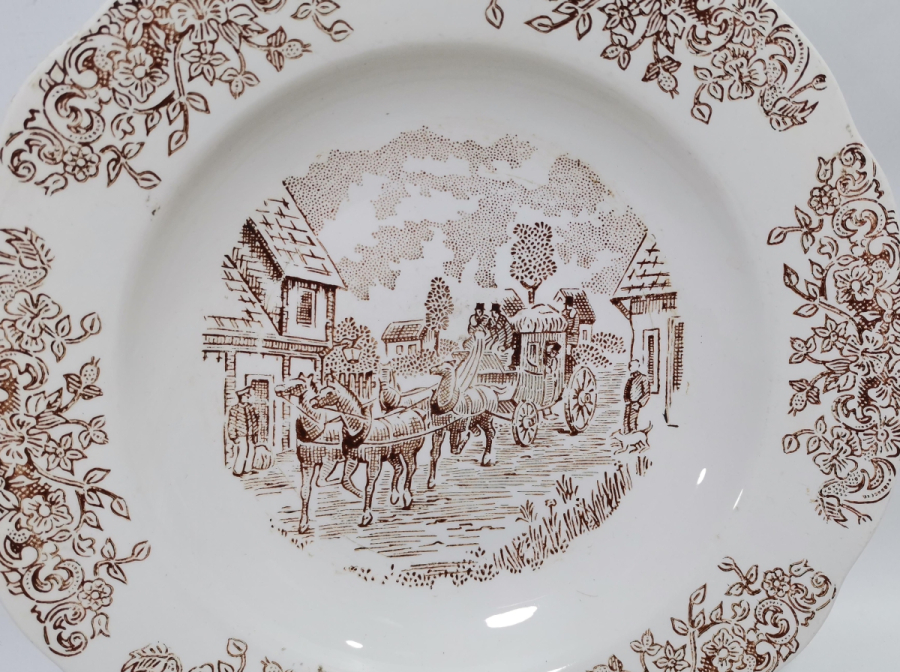 ANTİKA PORSELEN İNGİLİZ TABAK