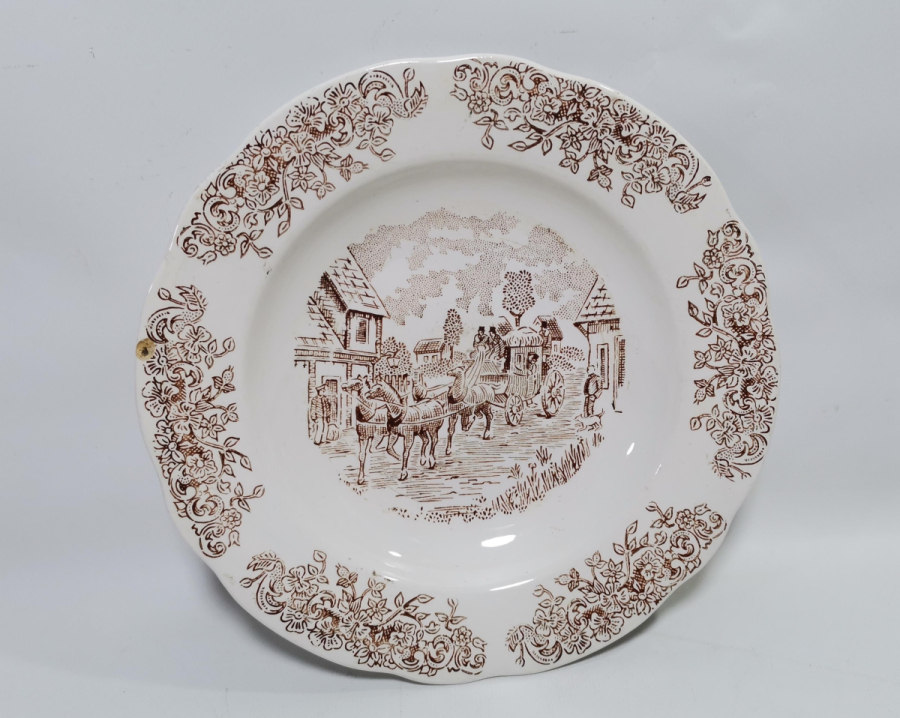 ANTİKA PORSELEN İNGİLİZ TABAK