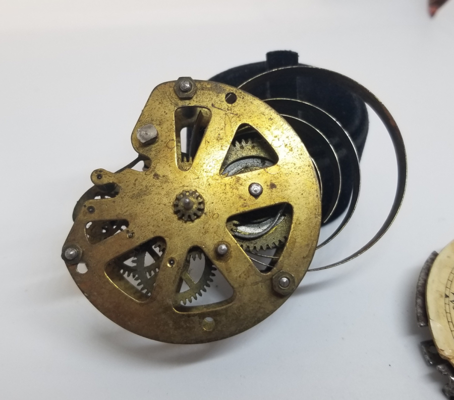 OSMANLI DÖNEMİ MASA SAATİ PARÇALARI