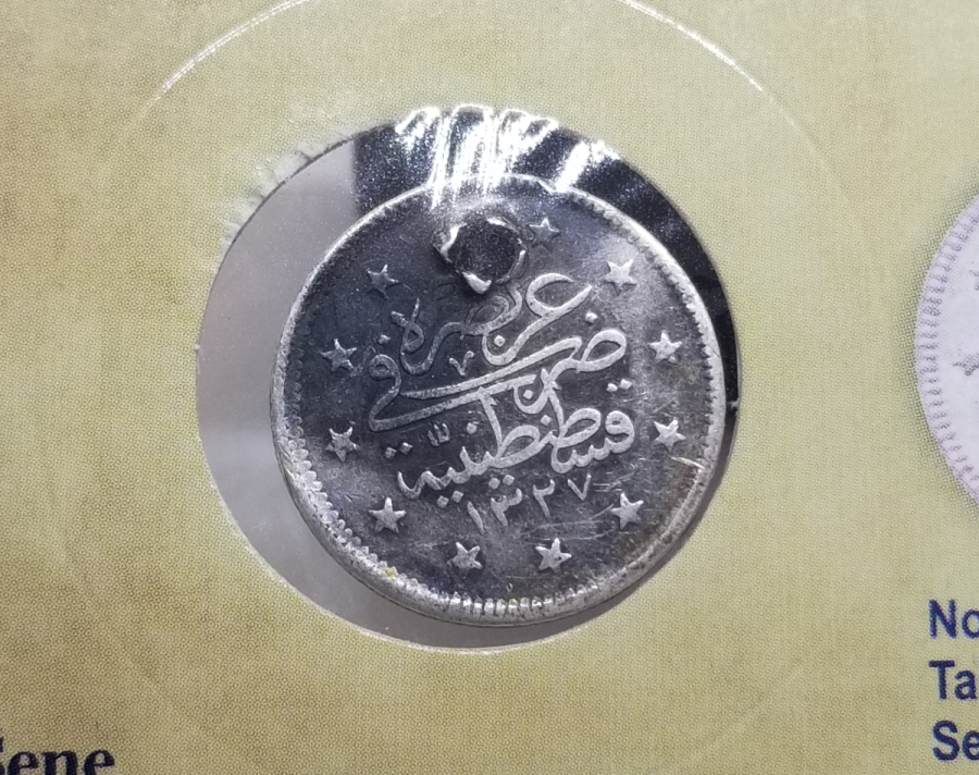 SULTAN MEHMET REŞAD HAN DÖNEMİ GÜMÜŞ 2 KURUŞ MECİDİYE