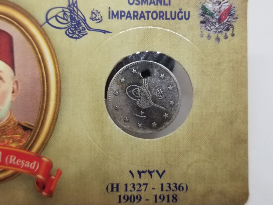 SULTAN MEHMET REŞAD HAN DÖNEMİ GÜMÜŞ 2 KURUŞ MECİDİYE