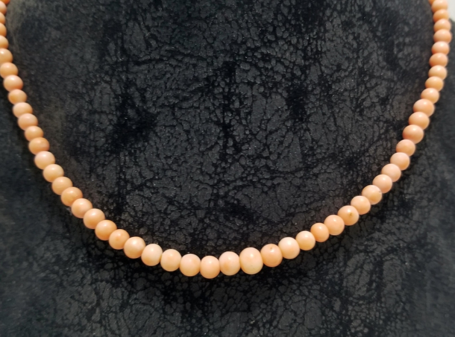 ÇOK NADİR PEMBE MERCAN KOLYE - GERDANLIK