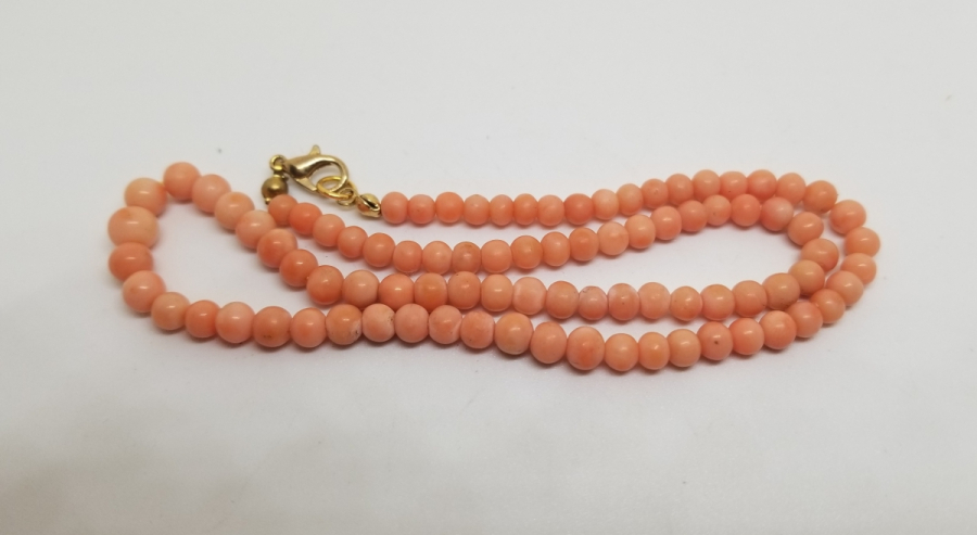 ÇOK NADİR PEMBE MERCAN KOLYE - GERDANLIK