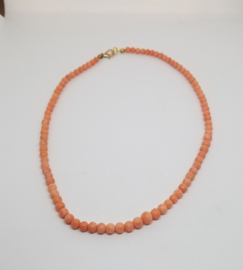 ÇOK NADİR PEMBE MERCAN KOLYE - GERDANLIK