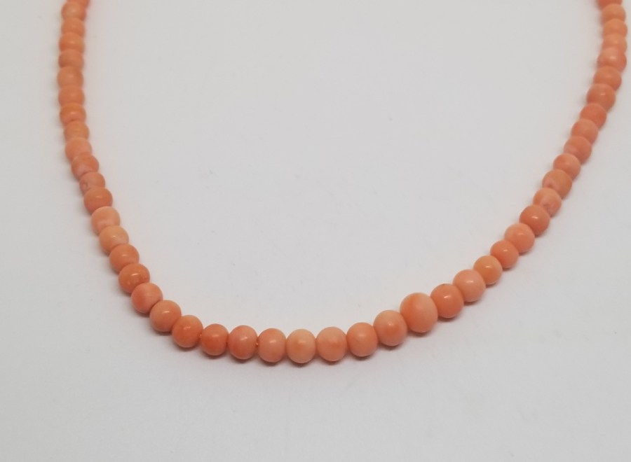 ÇOK NADİR PEMBE MERCAN KOLYE - GERDANLIK