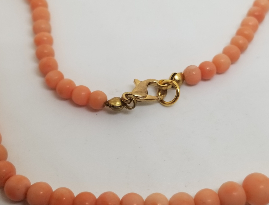 ÇOK NADİR PEMBE MERCAN KOLYE - GERDANLIK