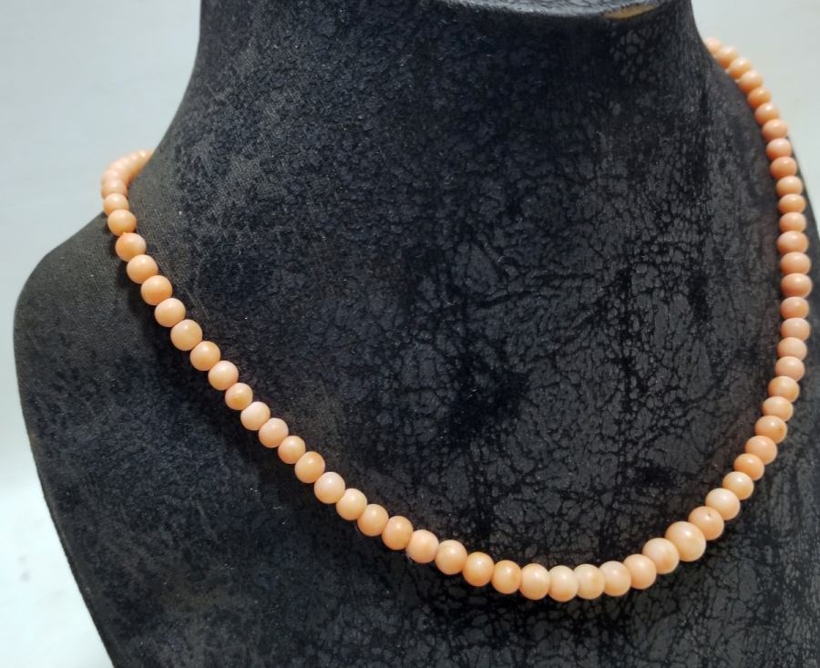 ÇOK NADİR PEMBE MERCAN KOLYE - GERDANLIK