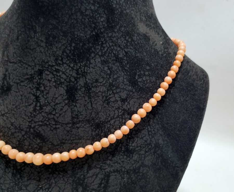 ÇOK NADİR PEMBE MERCAN KOLYE - GERDANLIK