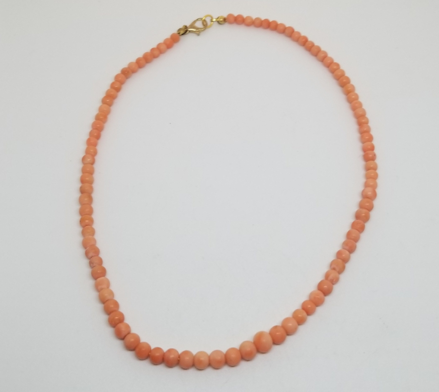 ÇOK NADİR PEMBE MERCAN KOLYE - GERDANLIK