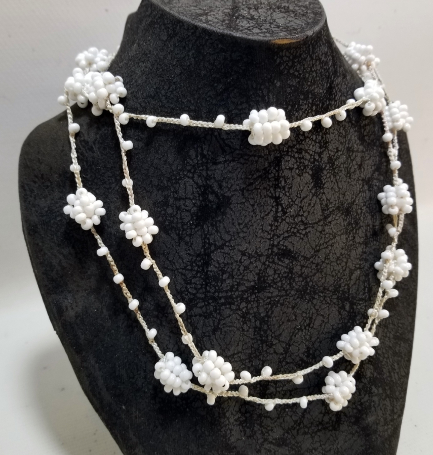 OPAL TAŞLI ANTİKA BİJUTERİ GERDANLIK