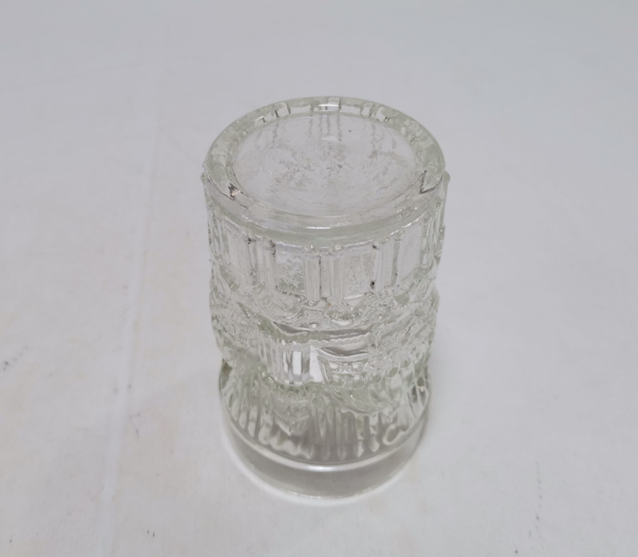 SÜLEYMANİYE CAMİ GÖRSELLİ KABARTMA İŞÇİLİKLİ OSMANLI DÖNEMİ ŞERBET BARDAĞI