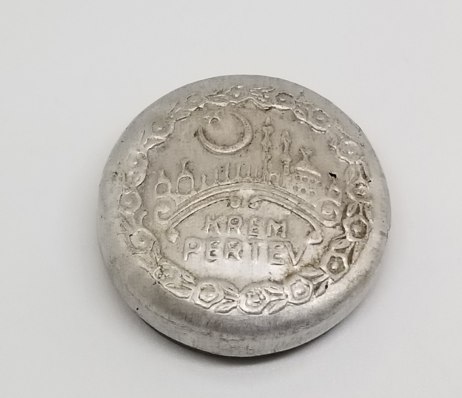 PERTEV MARKA ANTİKA KREM KUTUSU