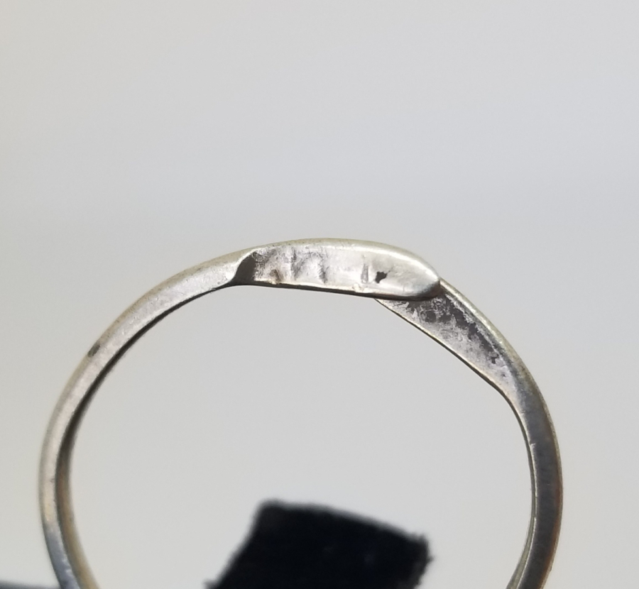 ÜZERİNDE OSMANLICA MEKKE-İ MÜKERREME YAZILI OSMANLI DÖNEMİ HAC HATIRASI GÜMÜŞ YÜZÜK