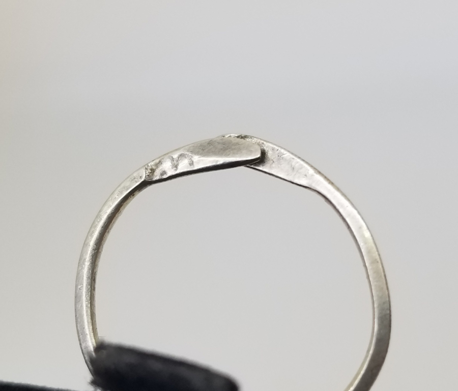 ÜZERİNDE OSMANLICA MEKKE-İ MÜKERREME YAZILI OSMANLI DÖNEMİ HAC HATIRASI GÜMÜŞ YÜZÜK