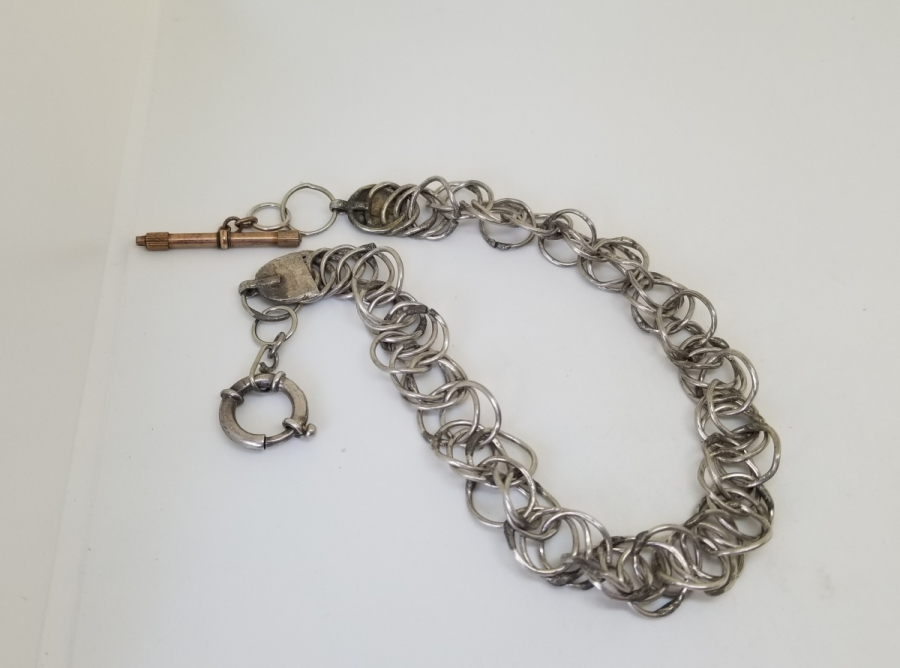 ANTİKA GÜMÜŞ CEP SAATİ KÖSTEĞİ