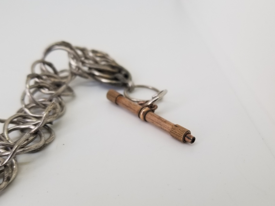 ANTİKA GÜMÜŞ CEP SAATİ KÖSTEĞİ