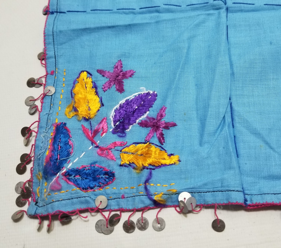 OSMANLI DÖNEMİ EL İŞİ KULLANILMAMIŞ PULLU GELİN ÇEVRESİ