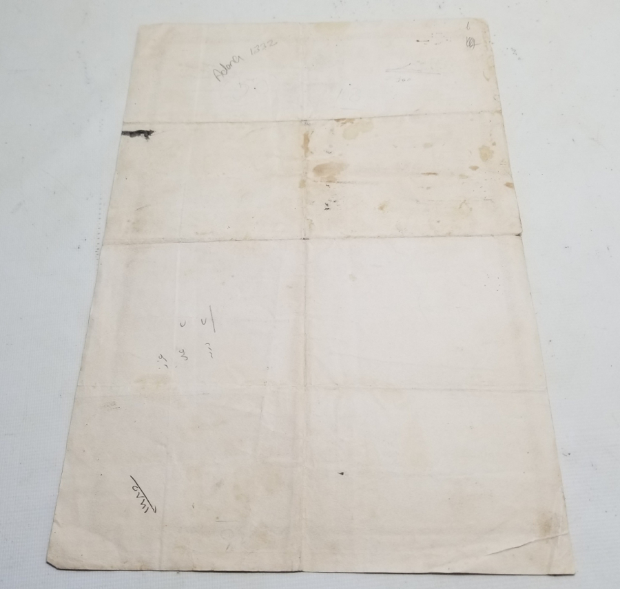 ÜZERİ OSMANLI DEVLET ARMALI NADİR TAPU - SENED-İ HAKANİ