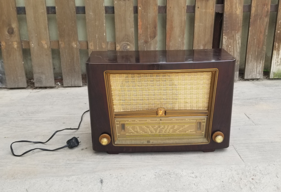 ÇALIŞIR DURUMDA PHILIPS MARKA AHŞAP KASA BÜYÜK BOY ANTİKA RADYO