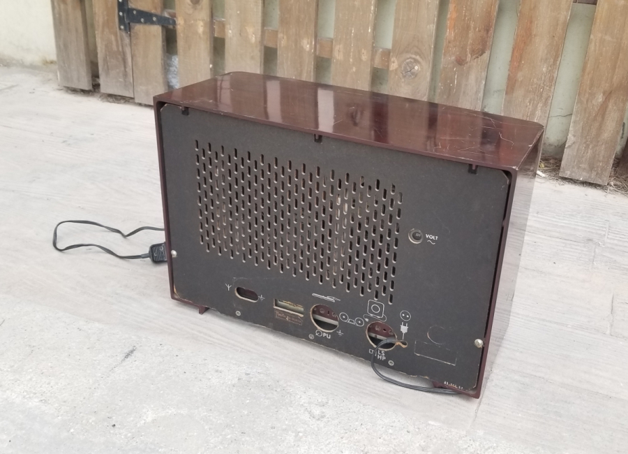 ÇALIŞIR DURUMDA PHILIPS MARKA AHŞAP KASA BÜYÜK BOY ANTİKA RADYO