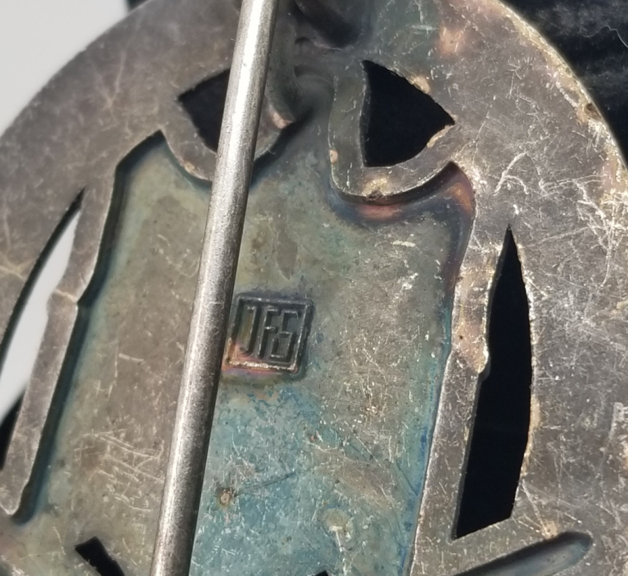 NADİR TİPTE GÜMÜŞ NAZİ NİŞANI