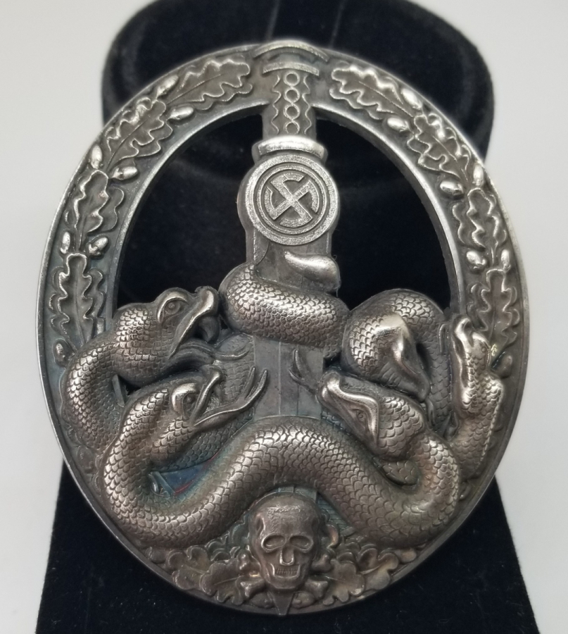 2. DÜNYA SAVAŞI DÖNEMİ NADİR GÜMÜŞ NAZİ NİŞANI