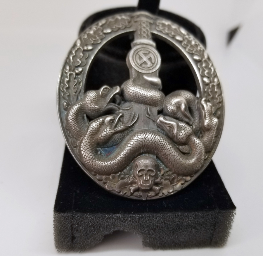 2. DÜNYA SAVAŞI DÖNEMİ NADİR GÜMÜŞ NAZİ NİŞANI