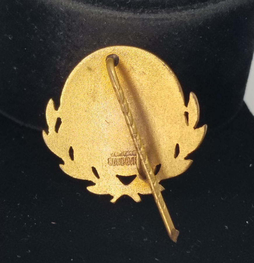 2. DÜNYA SAVAŞI DÖNEMİ MİNE İŞÇİLİKLİ VE ALTIN KAPLAMA NAZİ ROZET