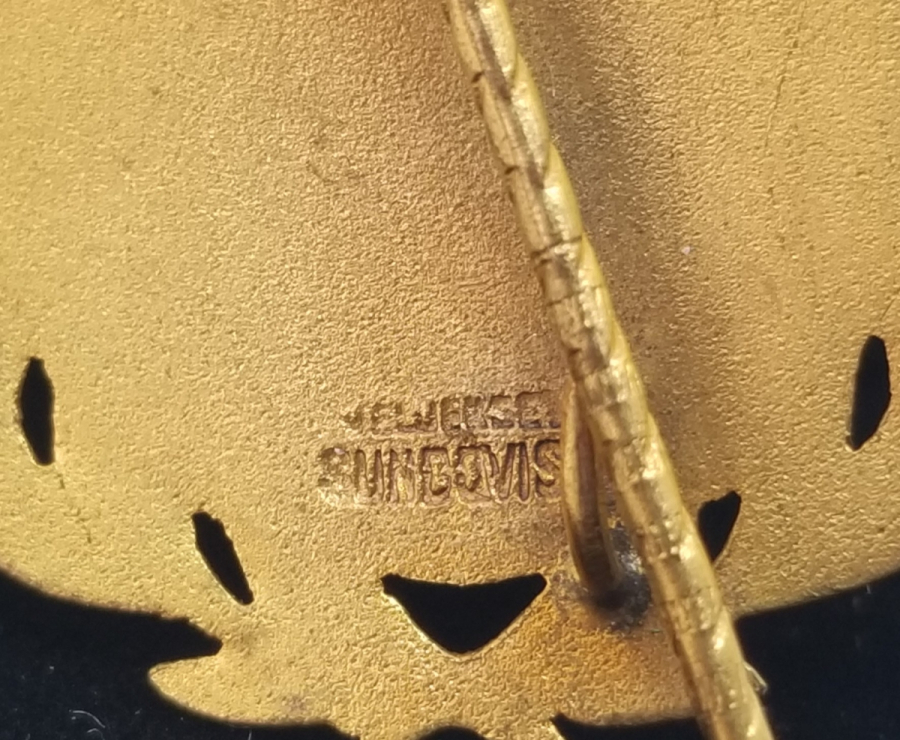 2. DÜNYA SAVAŞI DÖNEMİ MİNE İŞÇİLİKLİ VE ALTIN KAPLAMA NAZİ ROZET