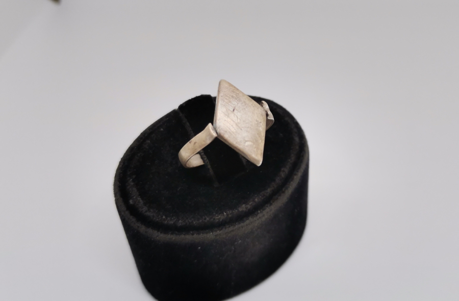 ÜZERİ EBCED HESAPLI ÖZEL YAPIM ANTİKA GÜMÜŞ TILSIM YÜZÜK