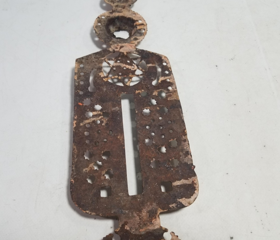 ÜZERİ MÜHRÜ SÜLEYMANLI VE SELVİ MOTİFLİ OSMANLI DÖNEMİ BÜYÜK BOY TEKKE İŞİ ÇOK NADİR KABARA